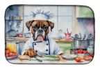 Boxer The Chef Dish Drying Mat Absorbent Dish Drying Mat Pad for Kitchen Counter Dish Drainer Mat for Countertop, 14 x 21", Multicolor