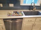 Decorating Easter German Shepherd Dish Drying Mat Absorbent Dish Drying Mat Pad for Kitchen Counter Dish Drainer Mat for Countertop, 14 x 21"