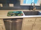 Alligator Dish Drying Mat Absorbent Dish Drying Mat Pad for Kitchen Counter Dish Drainer Mat for Countertop, 14 x 21", Multicolor
