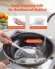 VEVOR Dish Brush, 4 Pack Kitchen Scrub Brushes with PP Handle, Dish Cleaning Brushes with Curved Bristles, Ideal for Pots, Pans, Sink and Stove
